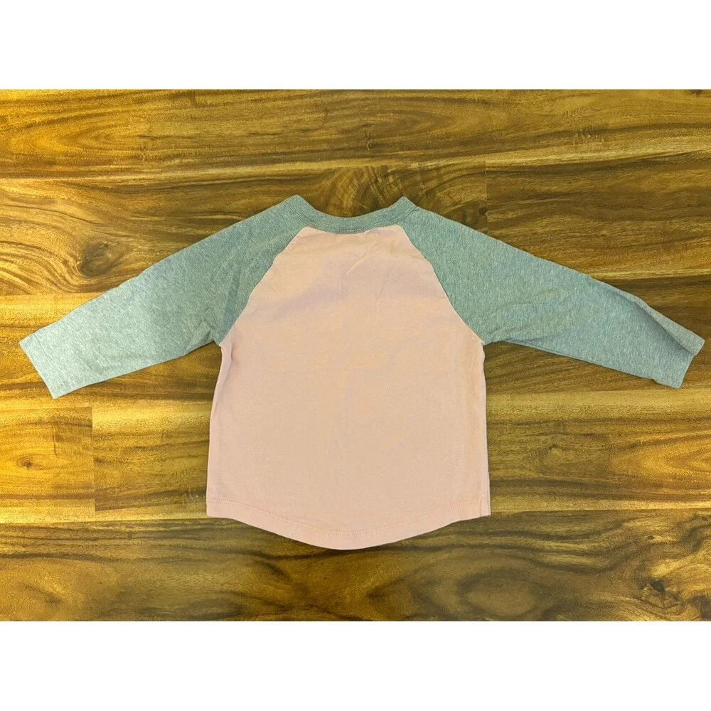 Hanna Andersson Bunny Raglan Tee, Size 3T